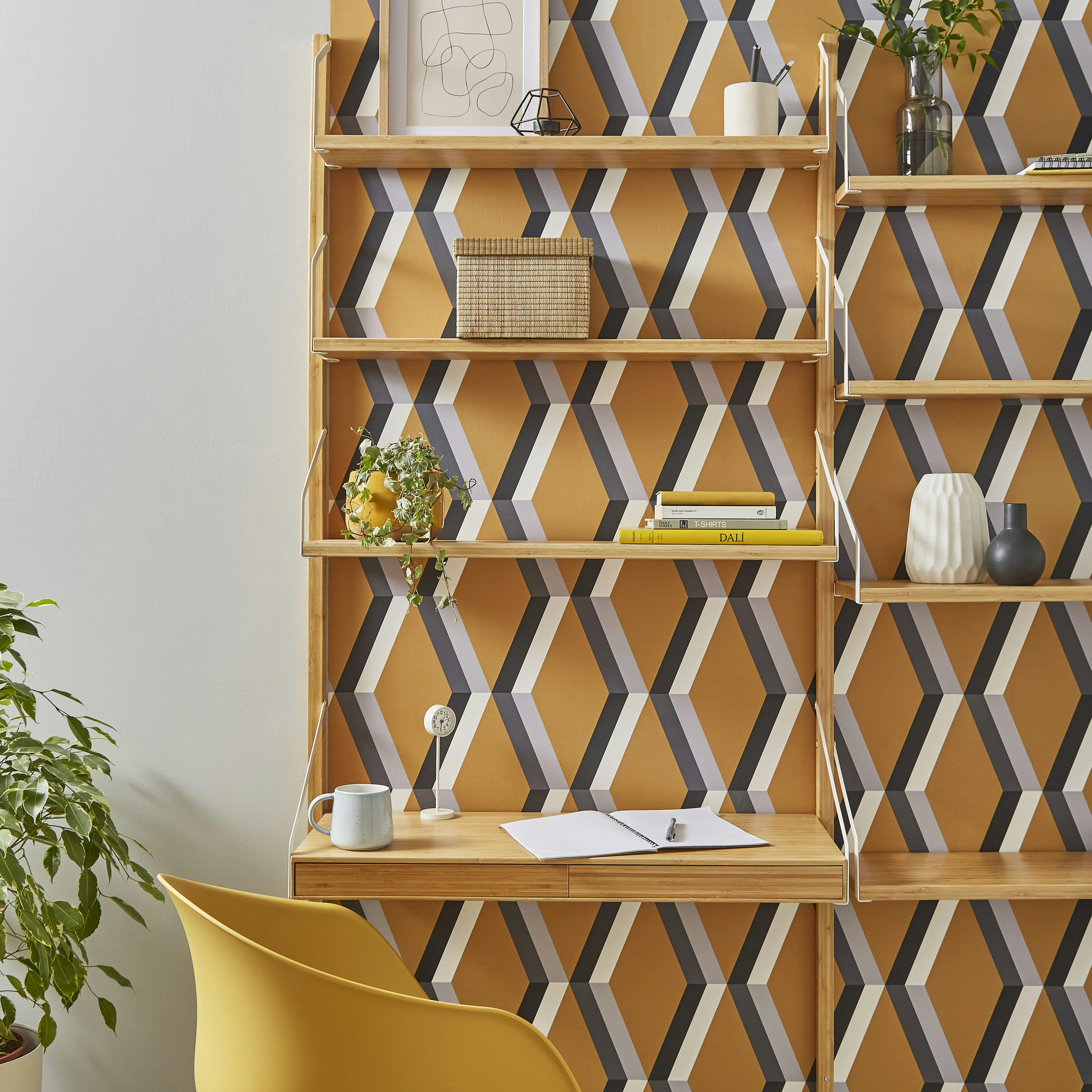 - papier peint cirque jaune 1005x52cm