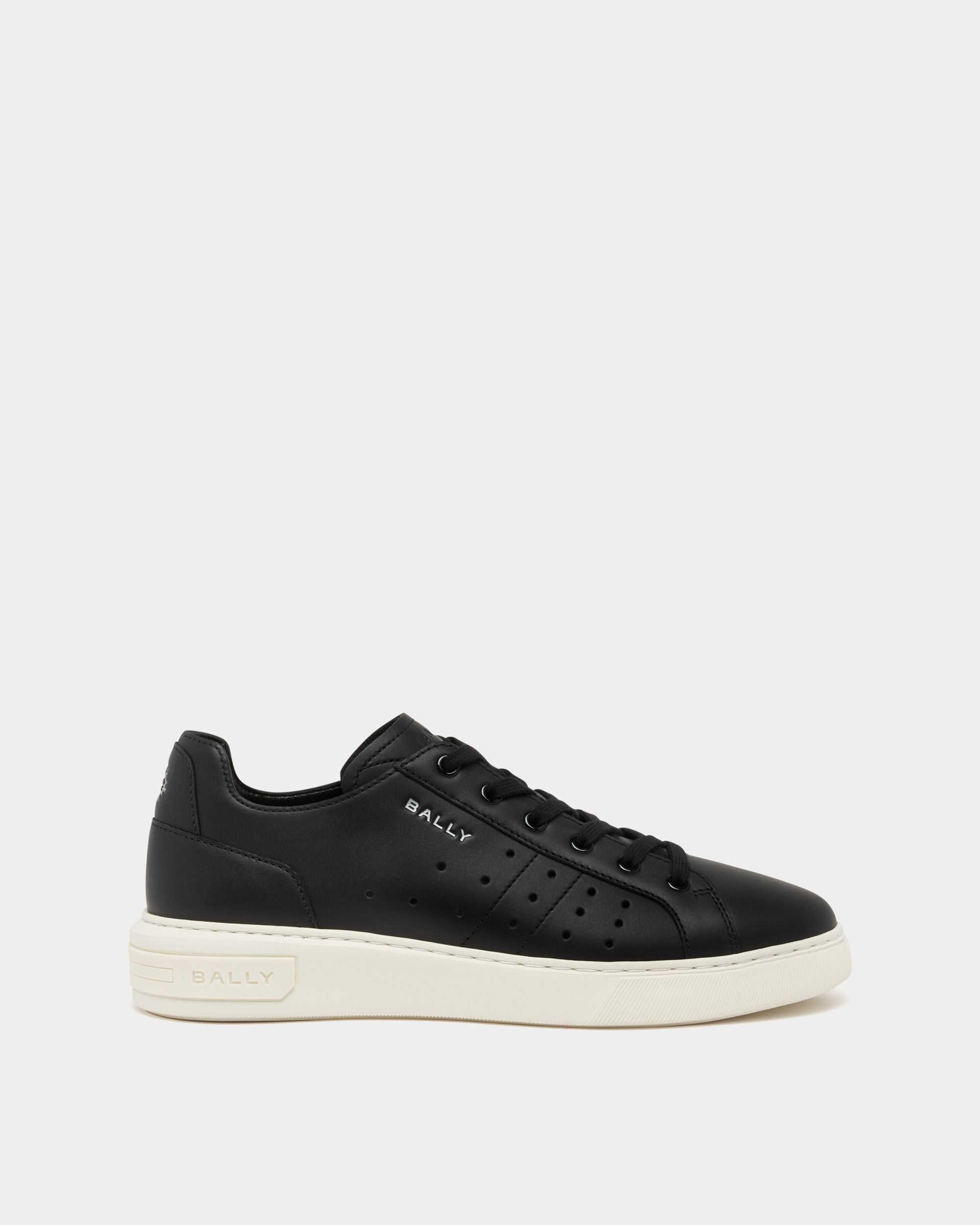 Bally Lift Sneaker aus schwarzem Leder