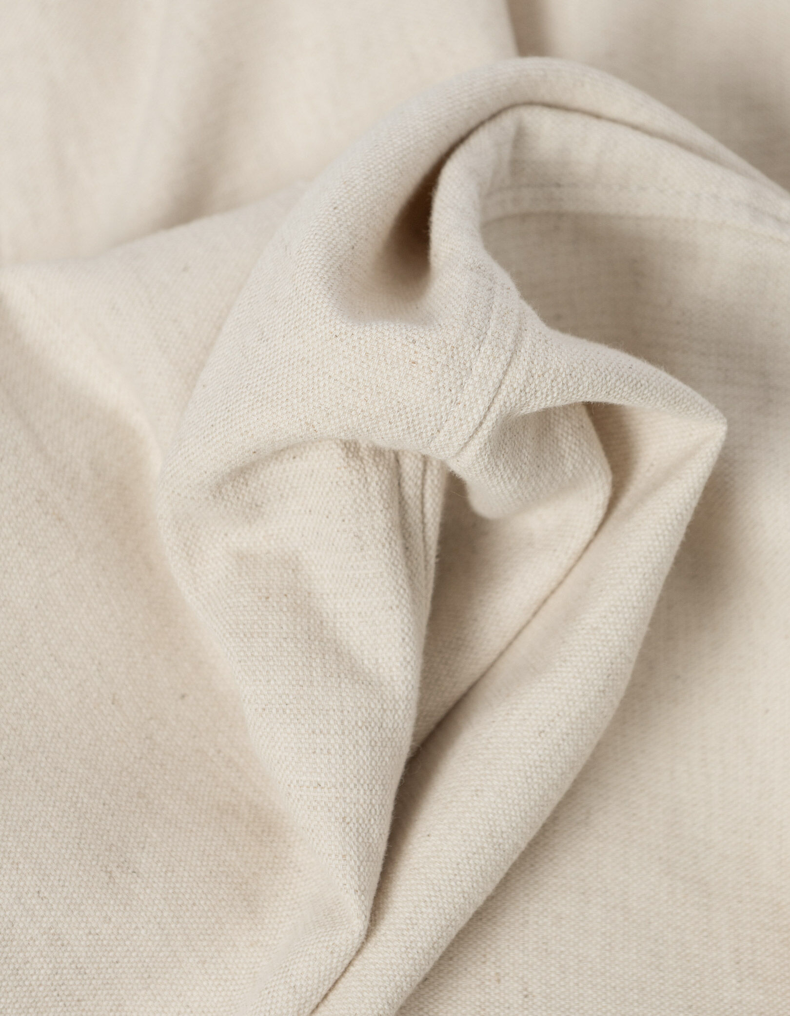 Bermuda beige coton et lin à plis Homme