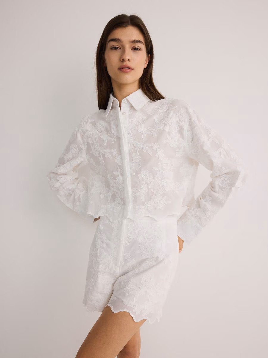Blouse With Embroidery