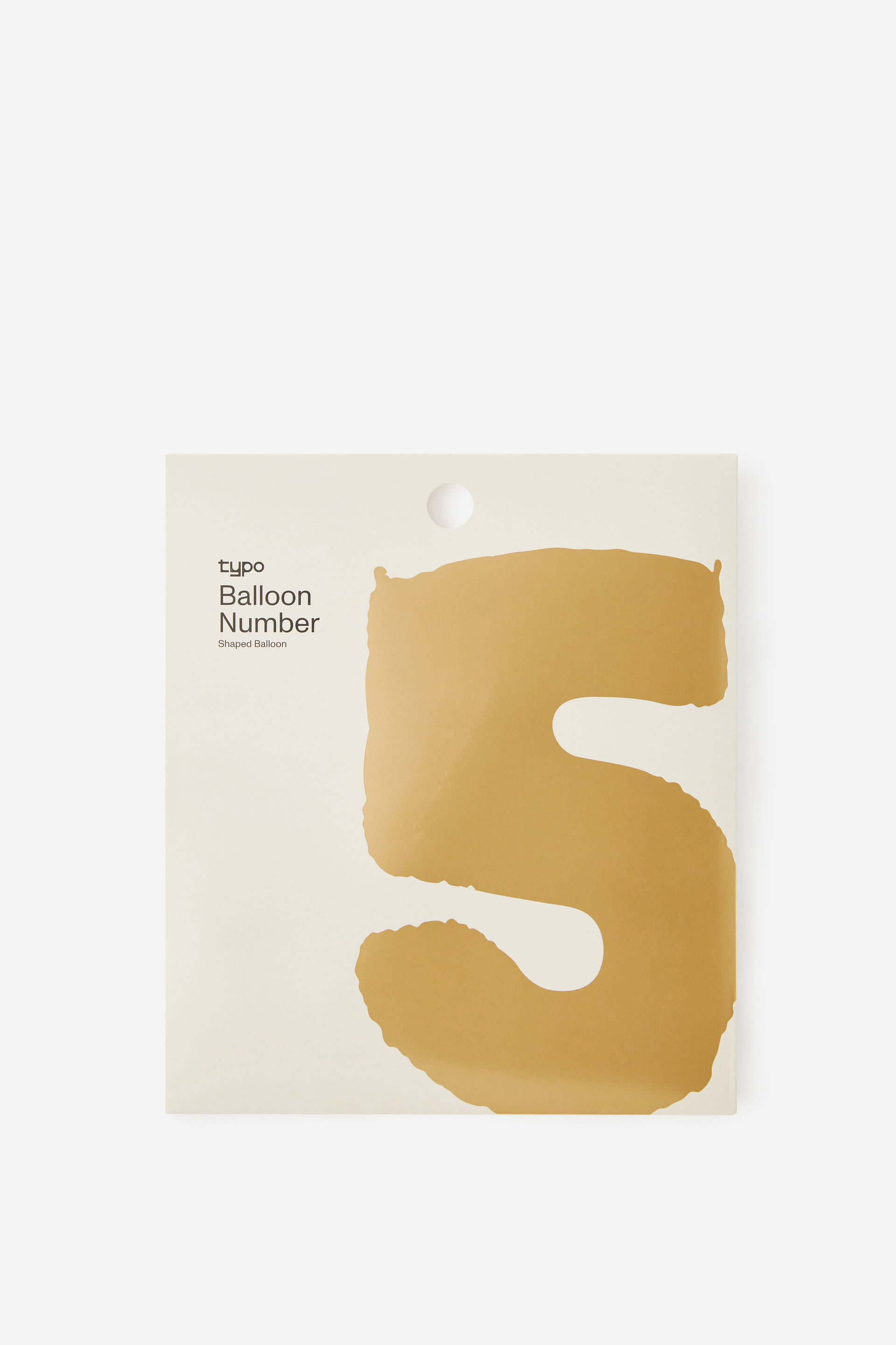 Number 5 Balloon
