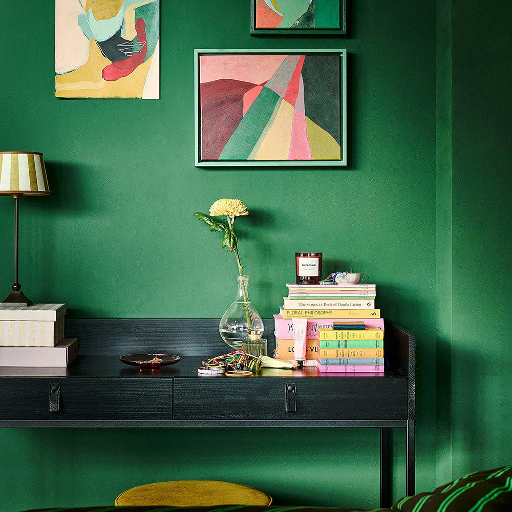 BOOKAZINE - Bureau en bois noir