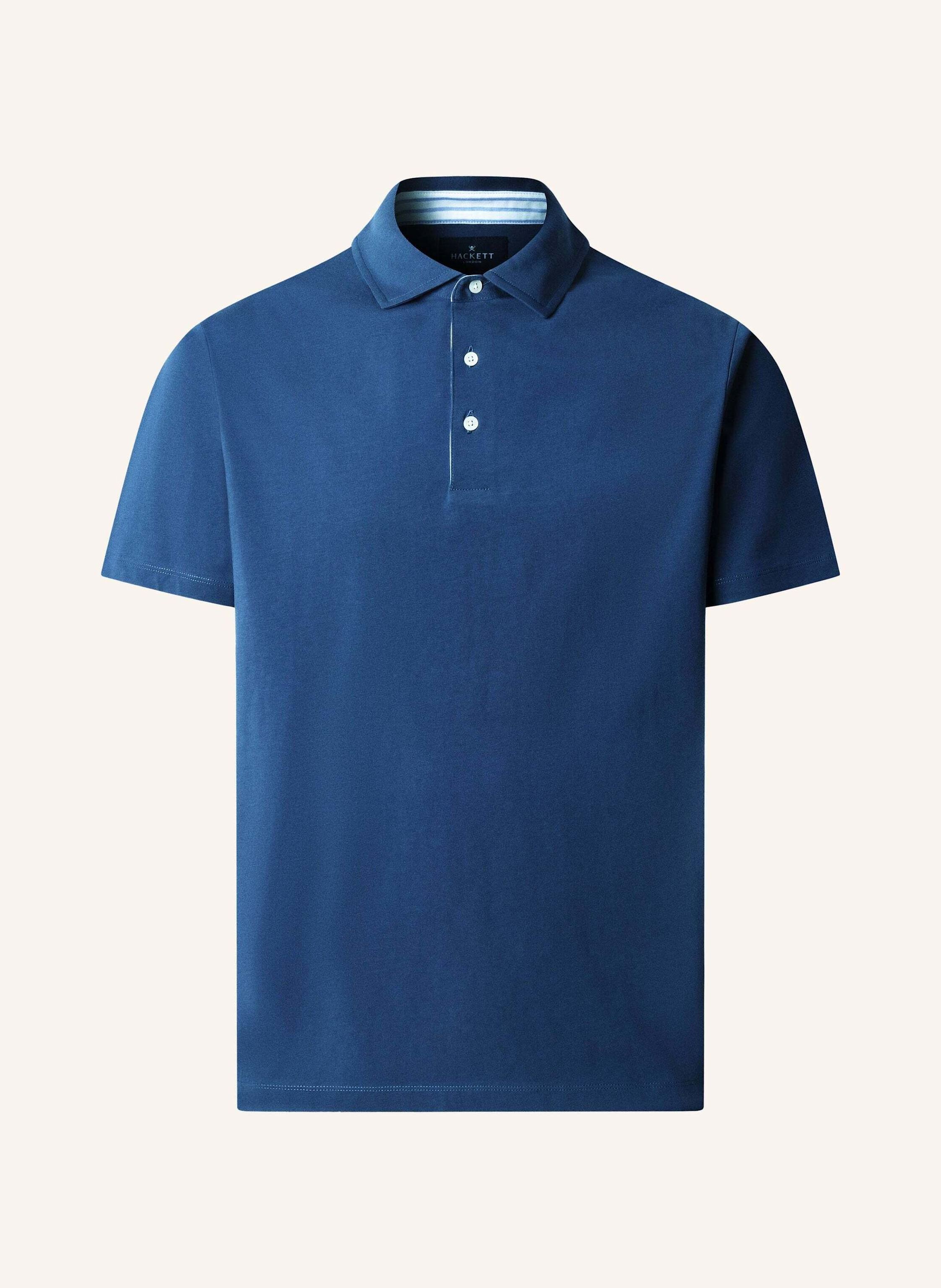 HACKETT LONDON Poloshirt JERSEY WOVEN TRIM