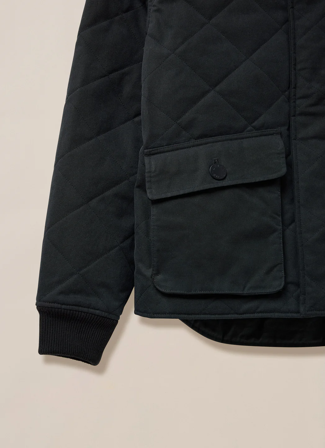 Vintage Wax Quilted Bomber
