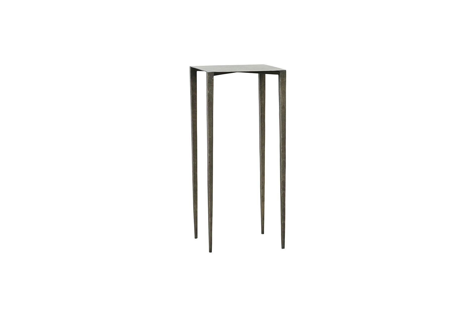 RANCHI - Petite table d'appoint en métal gris
