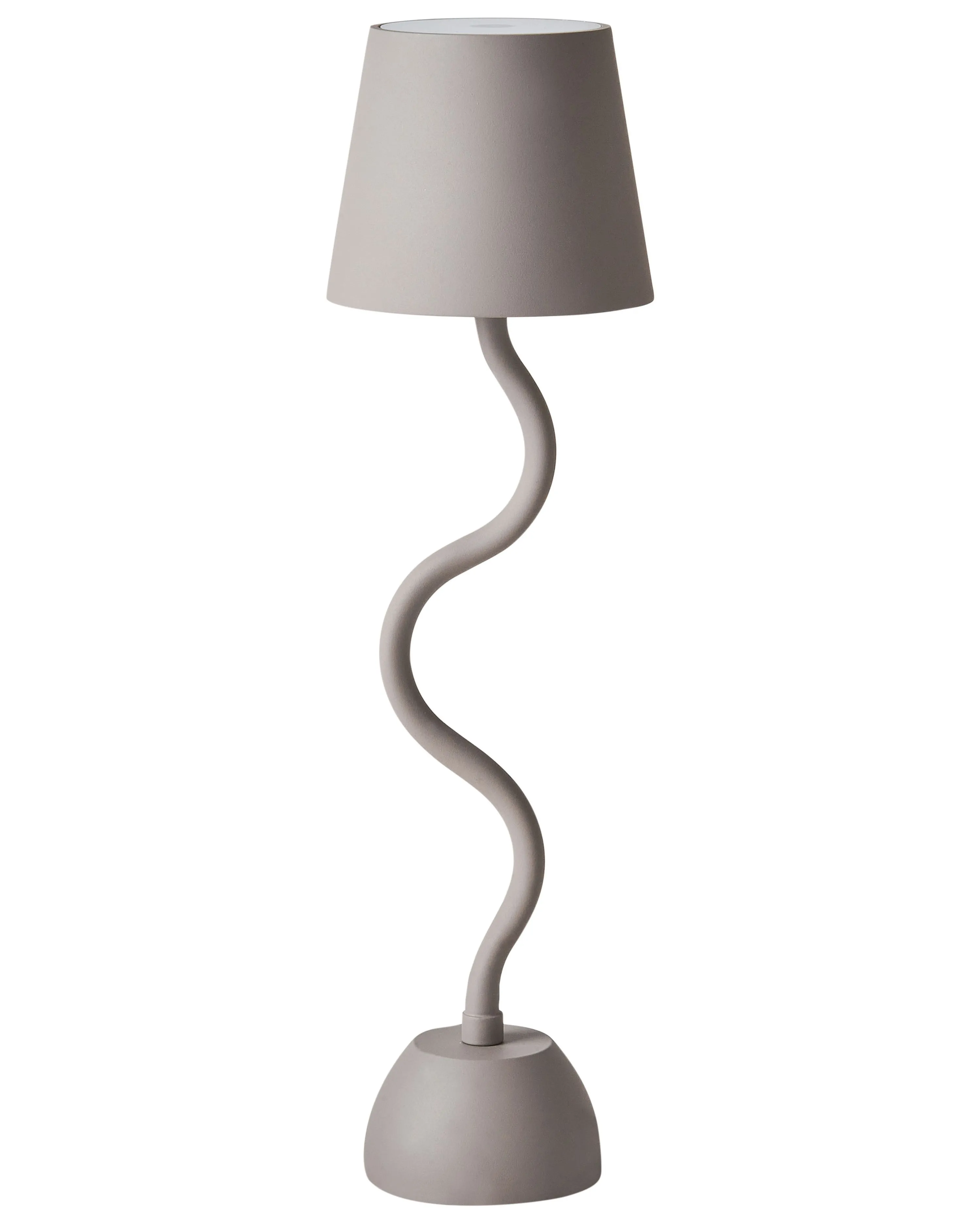 Wireless LED Table Lamp VOUGA with Dimmer Metal Beige