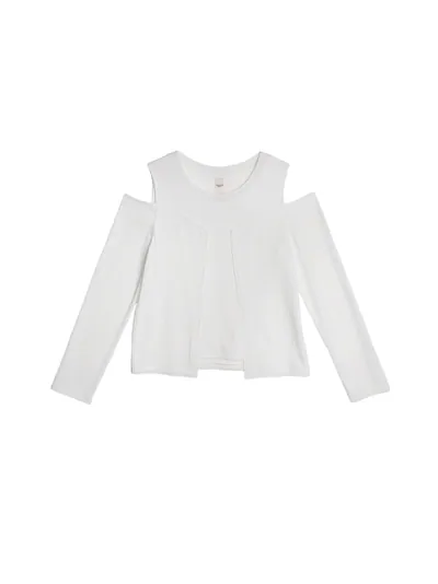 Cut-out shoulder top - 26SRT013A