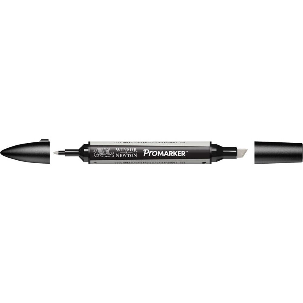 TUSJ PROMARKER WINSOR & NEWTON NR CG2 KJØLIG GRÅ 2