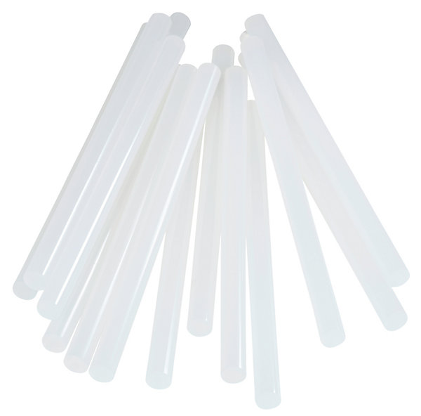 Bâtons de colle PVC &câbles 12 mm. Parfait pour les travaux de fixation et de réparation. Paquet de 14 bâtons longs.