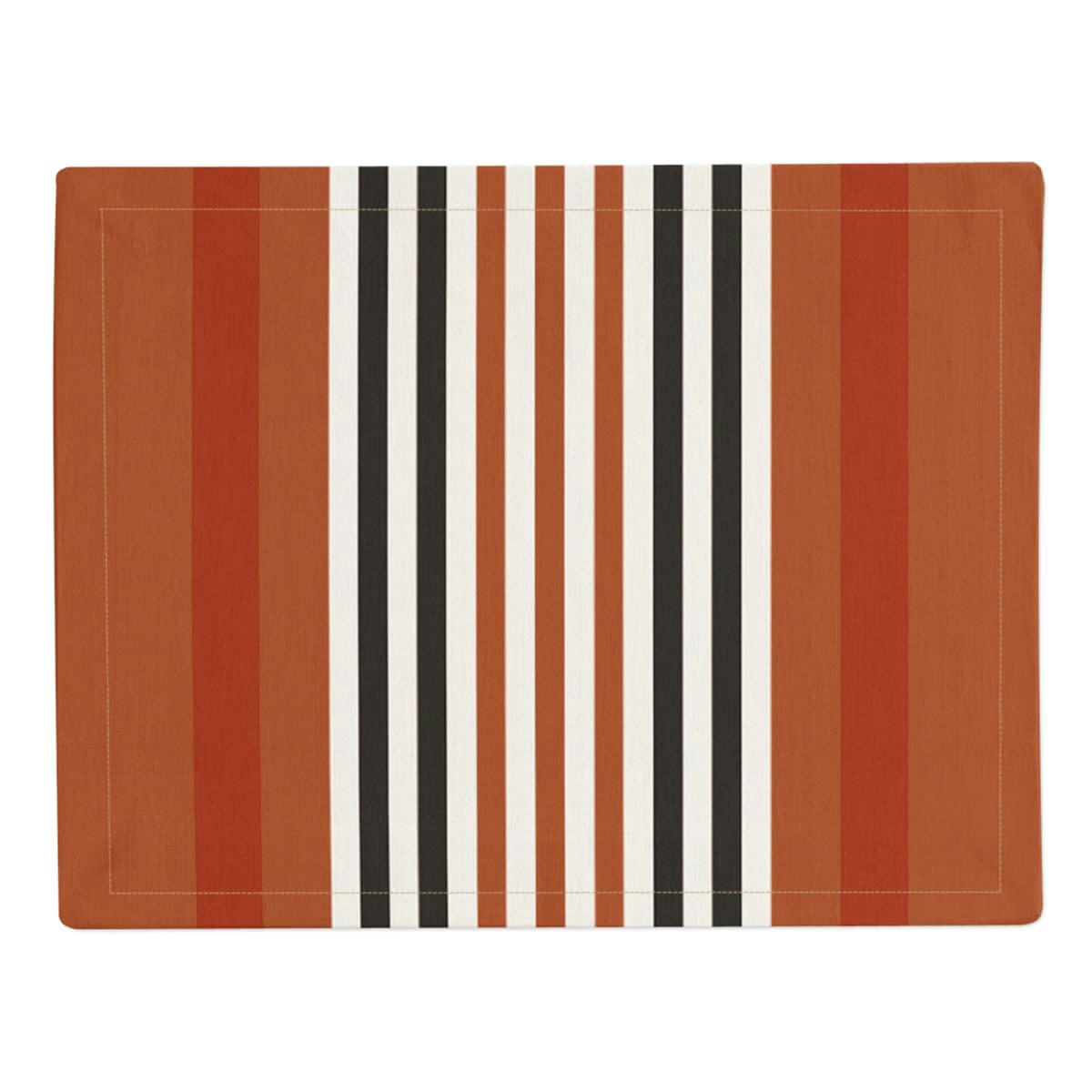 AINHOA - Set de table orange 41x52