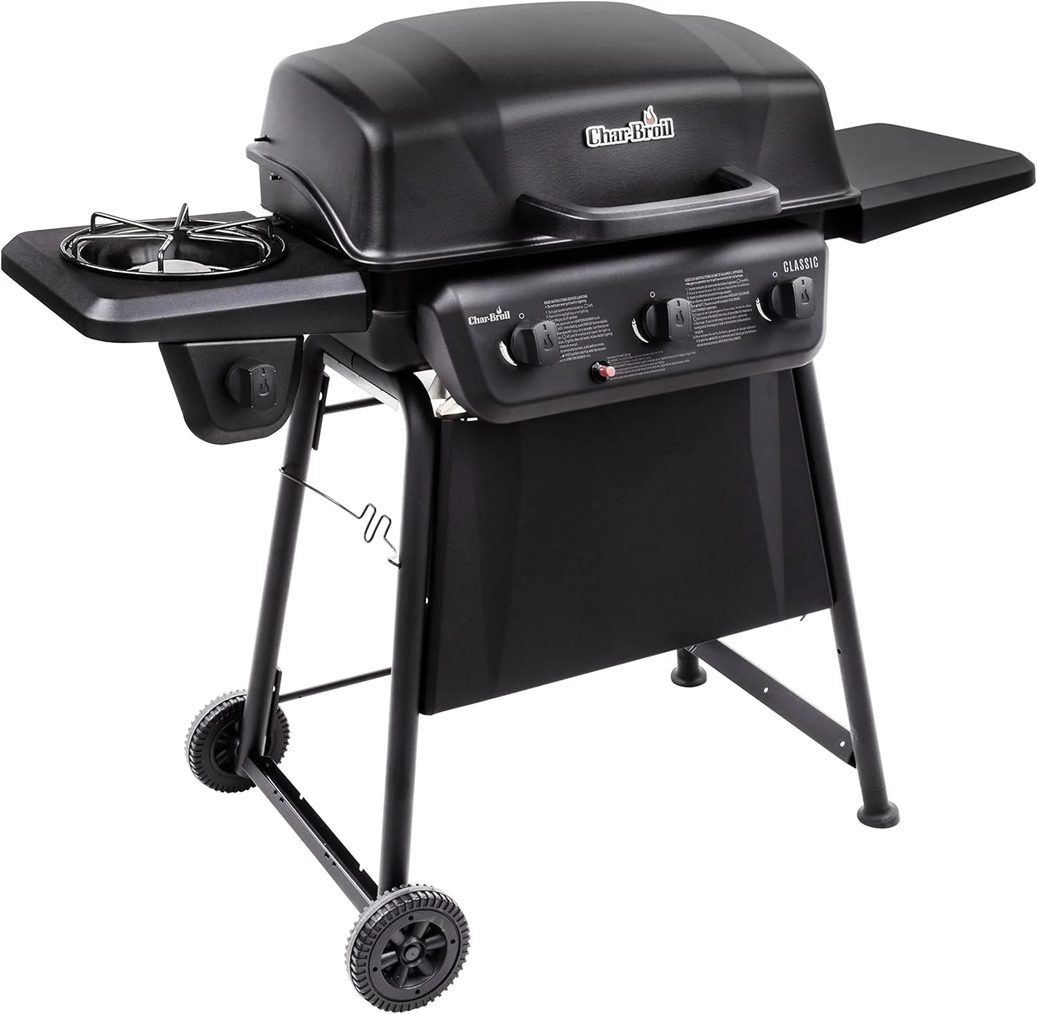 Convective 3-Burner with Side Burner Propane Gas Stainless Steel Grill(3-Burner)
