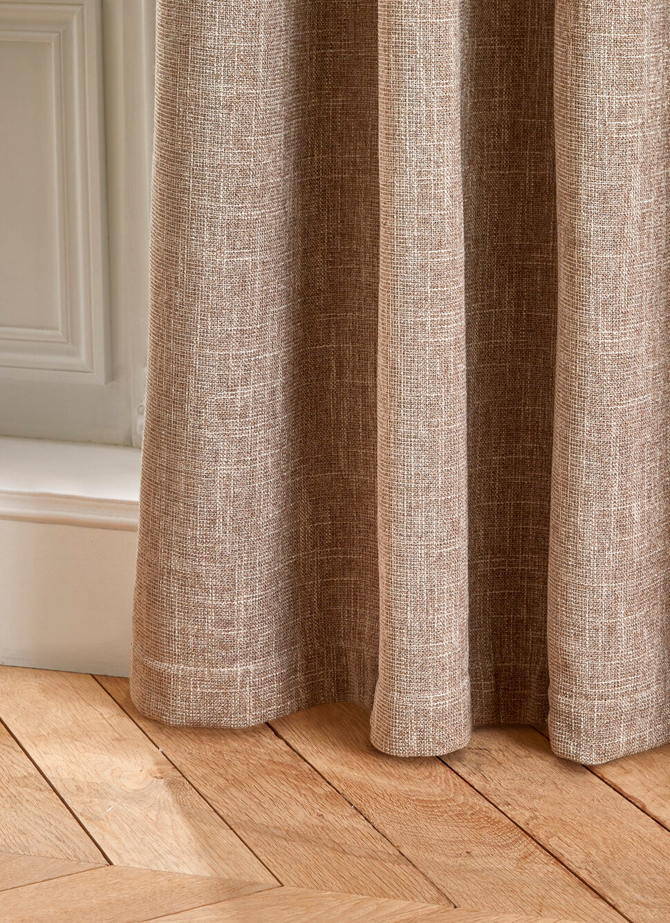 RIDEAU THERMIQUE GRANDE HAUTEUR OLIVIA MARRON