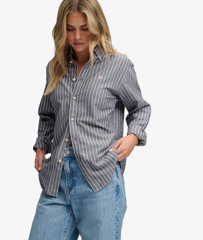 Slim Oxford Button Down Long Sleeve Shirt