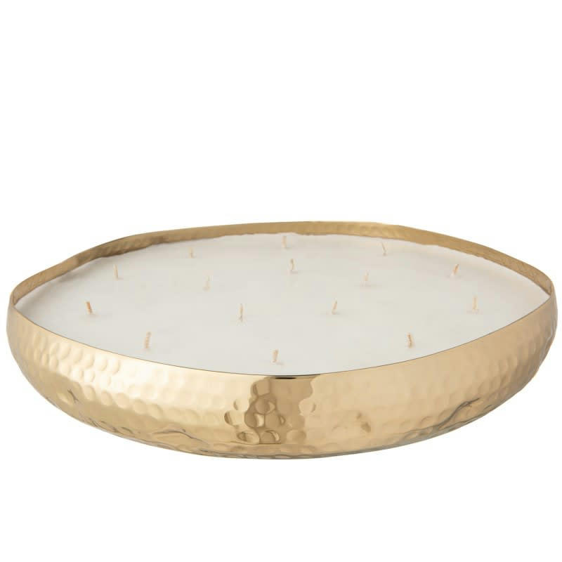 LIVIA - Bougie parfumée métal or extra large