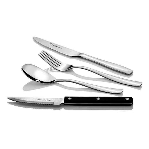 Stanley Rogers 50 Piece Amsterdam Cutlery Set 50pc Stainless Steel