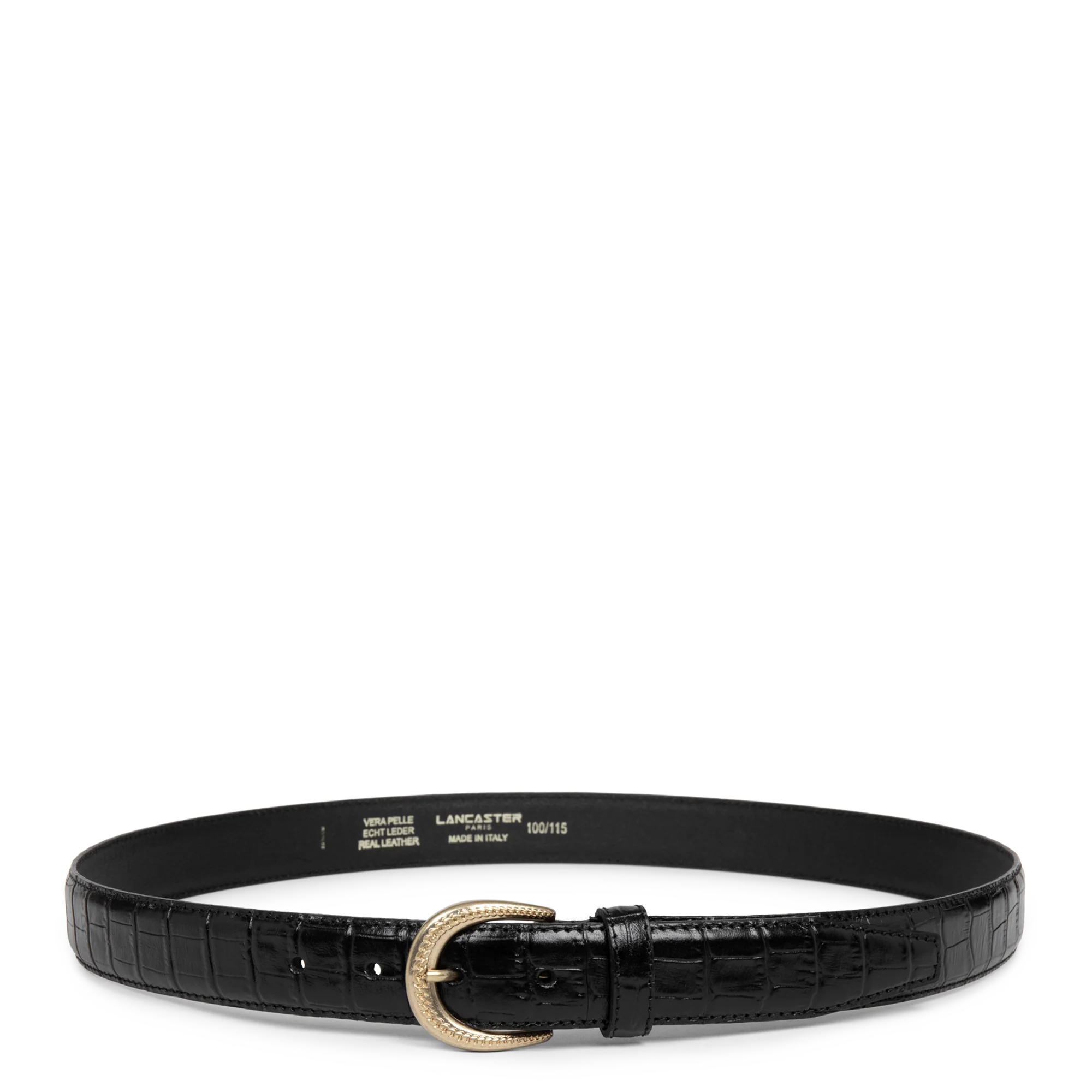 Ceinture - Ceinture Cuir Croco Femme