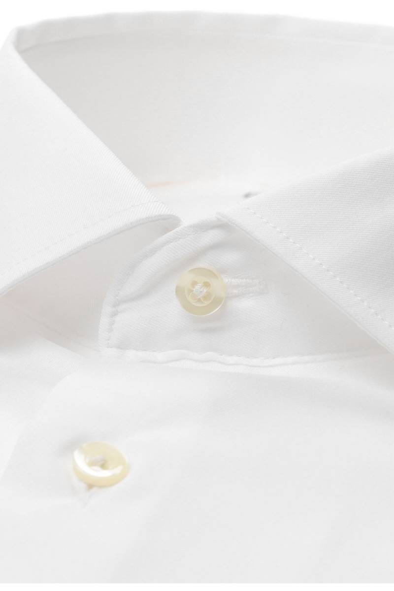 ETERNA Performance Modern Fit Tencel Hemd weiss, Einfarbig (extra kurzer Arm)