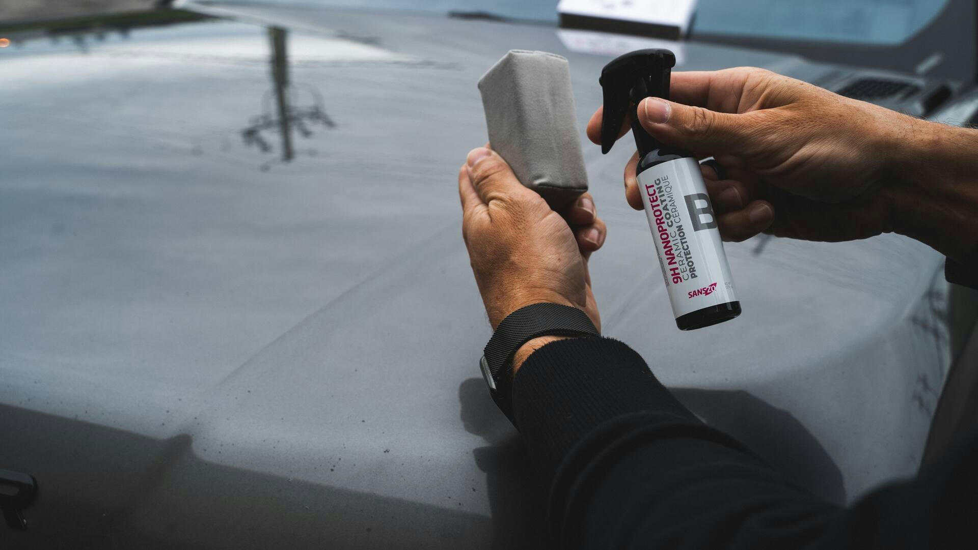 Sans-Zo 9H Nanoprotectant Car Ceramic Coating Kit, 3-pc