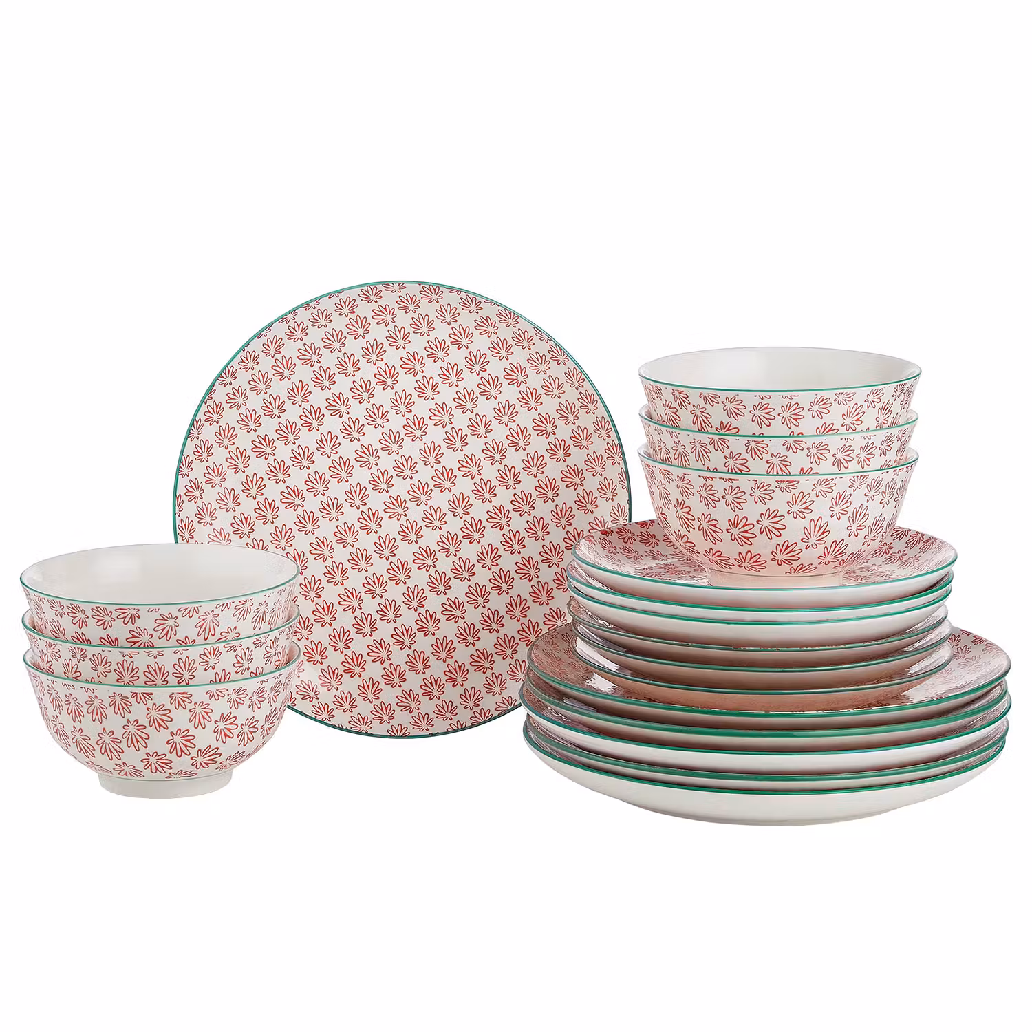 RETRO Dinner-Set 18-tlg.