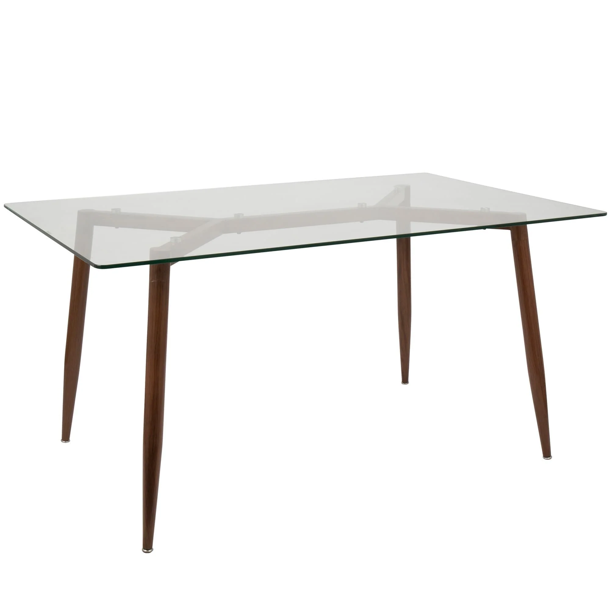 LumiSource Clara 59 Mid-Century Modern Dining Table