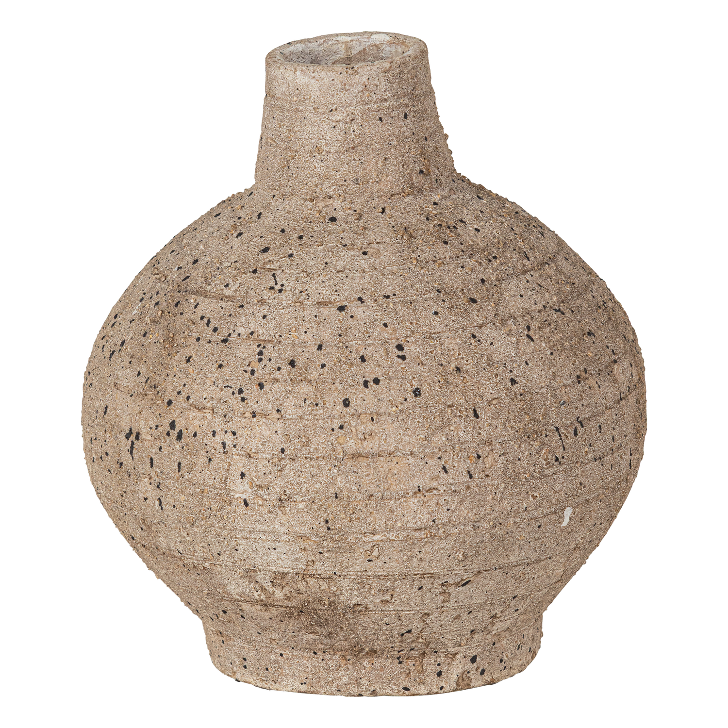 WOOOD decoratie vaas Sive - Klei - Zand - 25x22x22