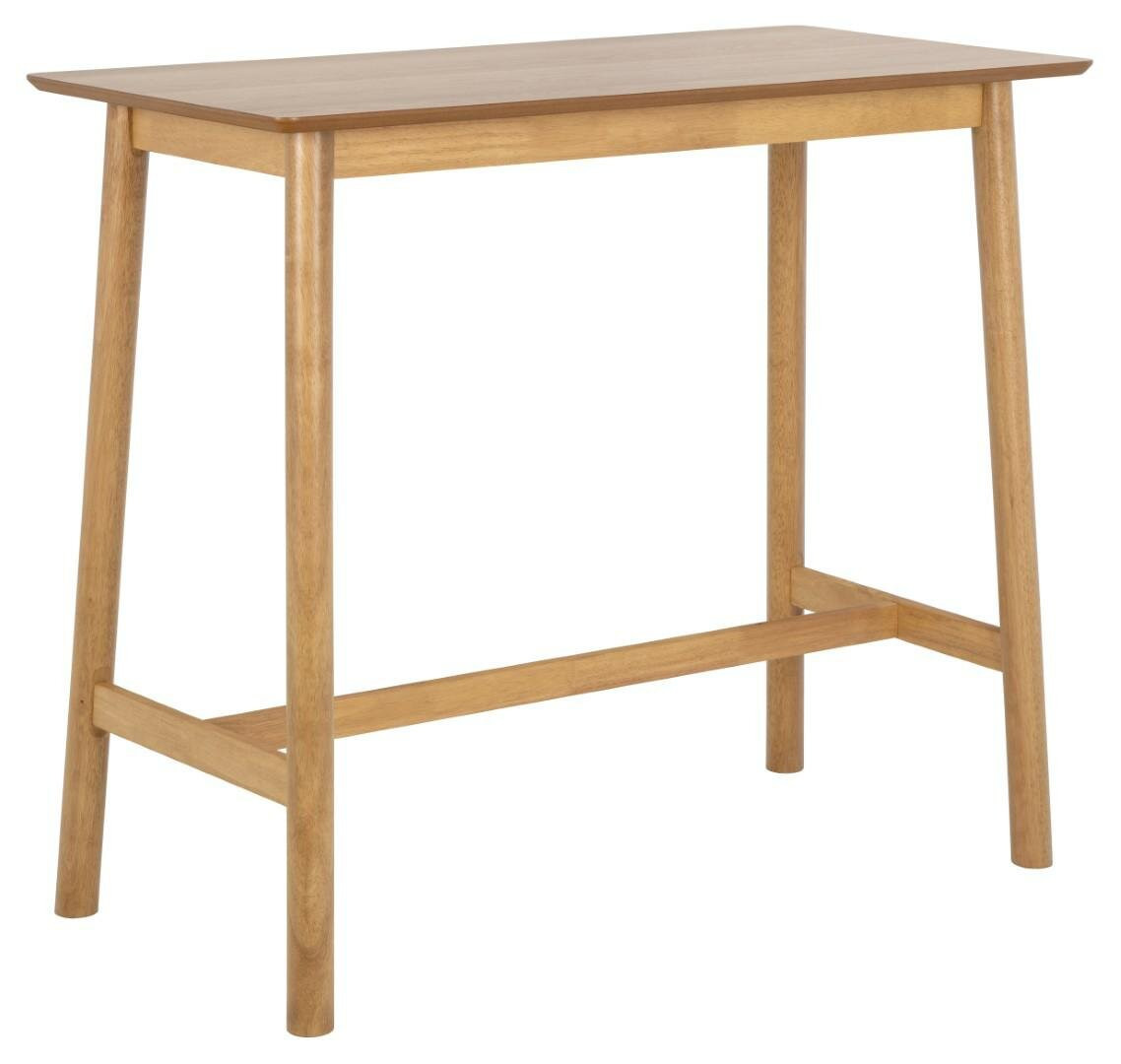 STÓŁ BAROWY Barlow FORNIR DĘBOWY I KAUCZUK 120x60x105 cm