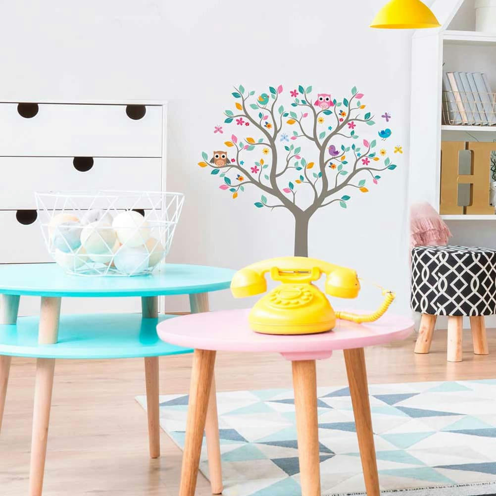 CHOUETTES - Stickers muraux enfant chouettes