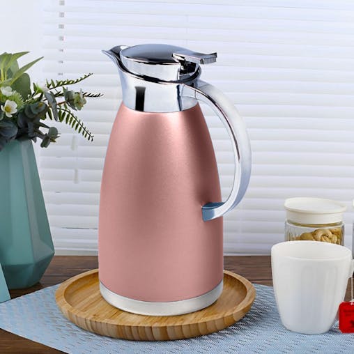 Soga 2.3L Rose Color 3-Layer Vacuum Insulated Water Bottle