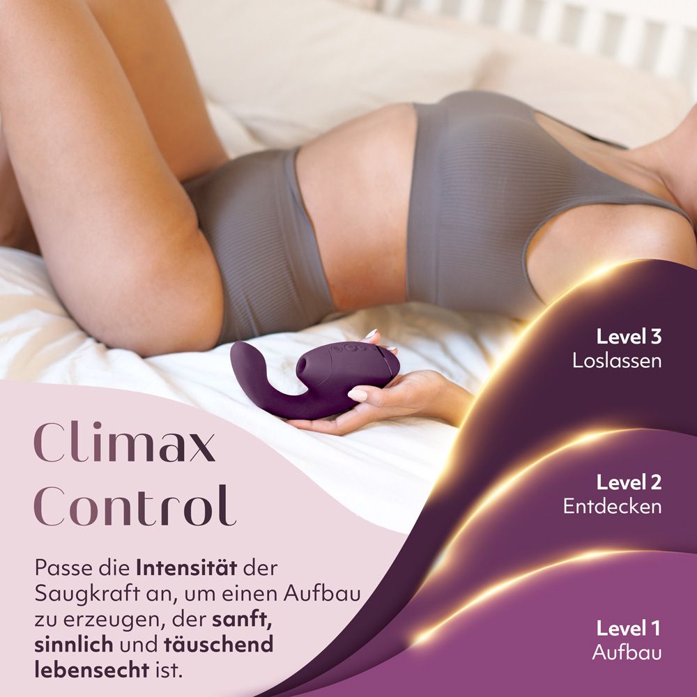 Next Duo - Klitoraler & G-Punkt Dual-Stimulator mit 3D Pleasure Air