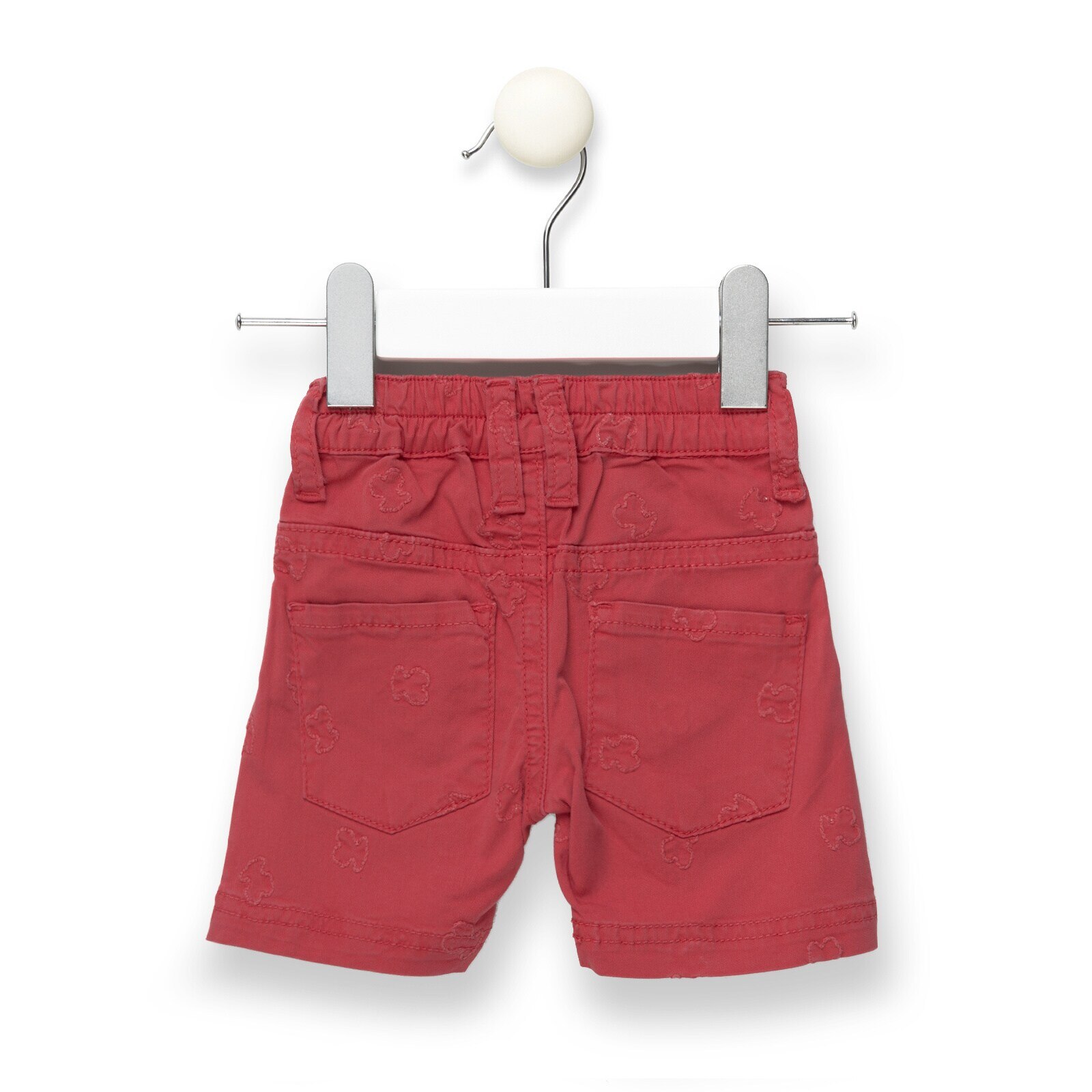 Pantalón corto nen multiosos bordadoso Coral