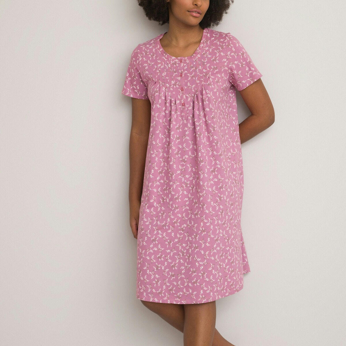 Chemise de nuit, imprimé fleurs