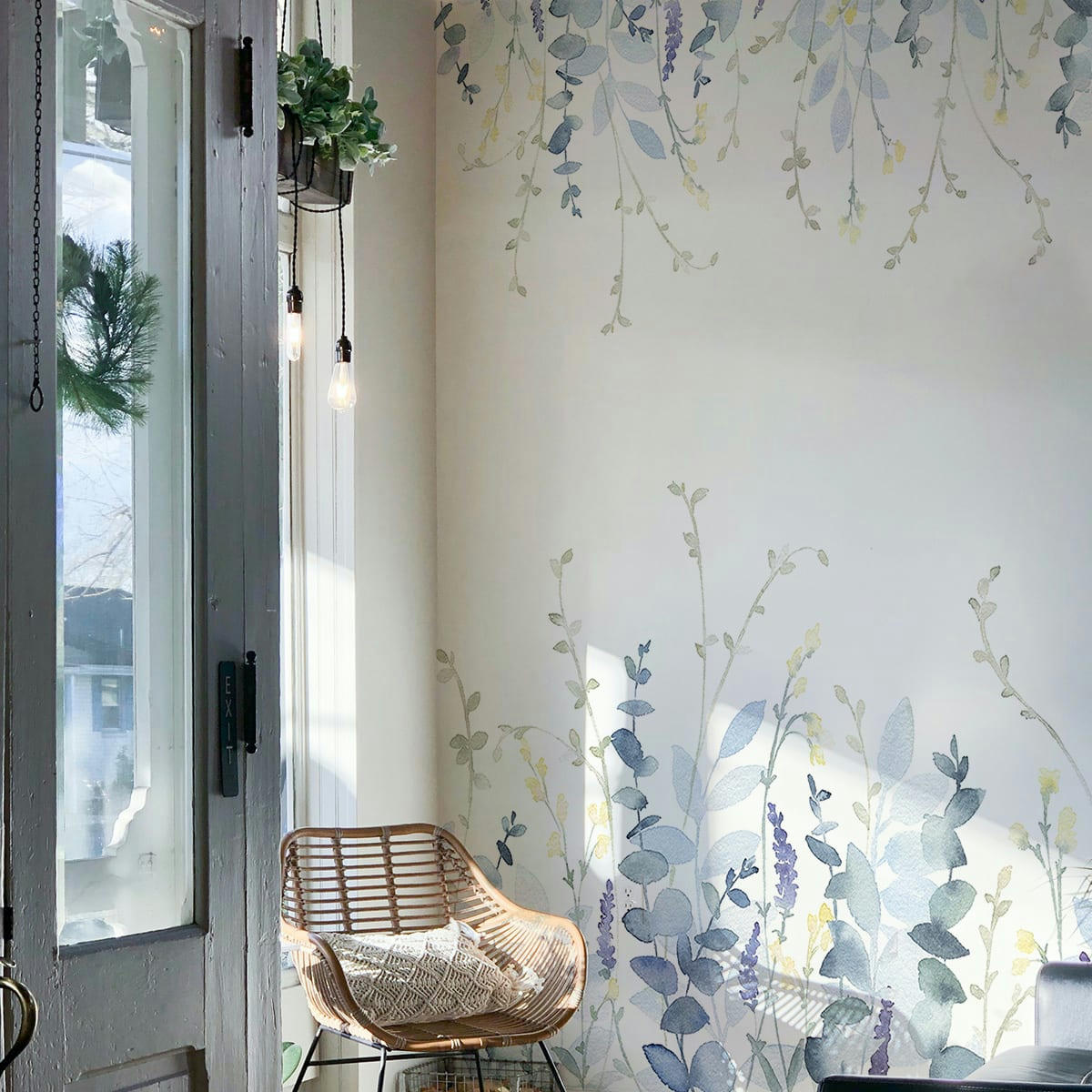 - Papier peint panoramique poaceae 340 x 250 cm