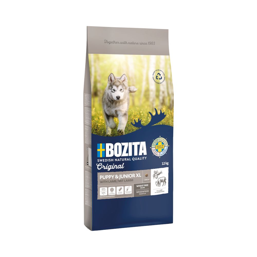 Bozita Original Puppy & Junior XL with Lamb - Wheat-Free