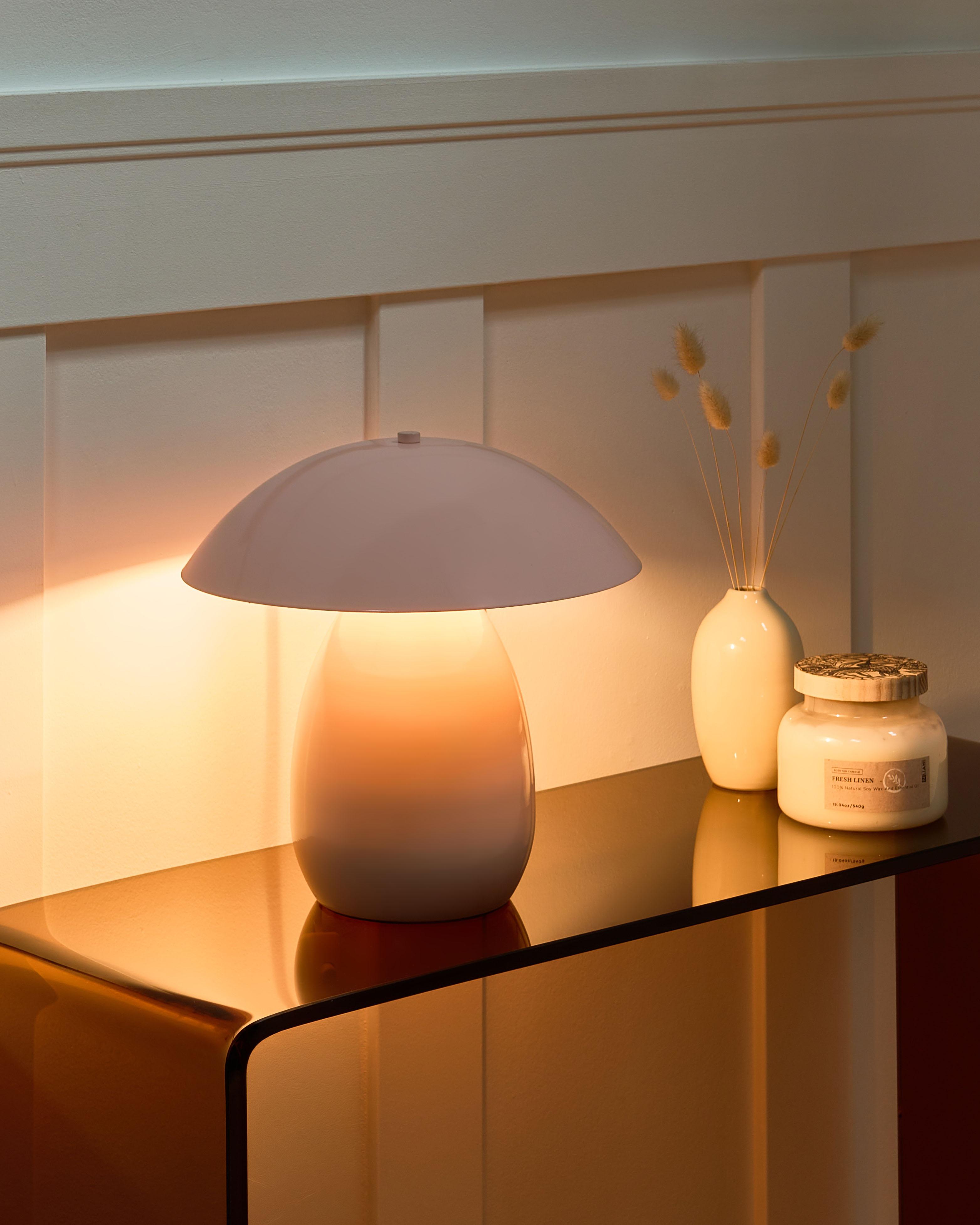 Table Lamp SIGI Metal Pastel Pink