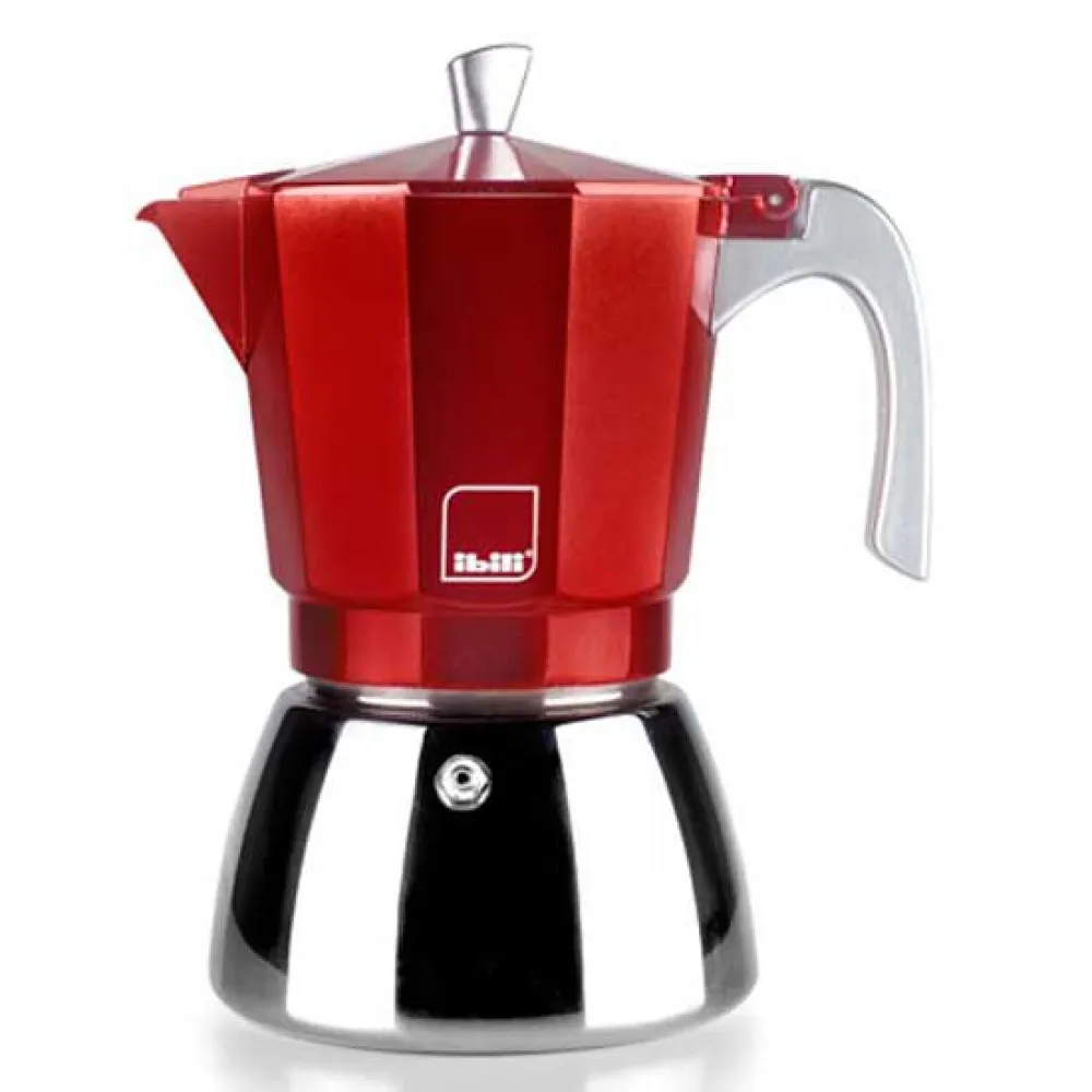 Ibili Elba Red coffee maker 12 cups
