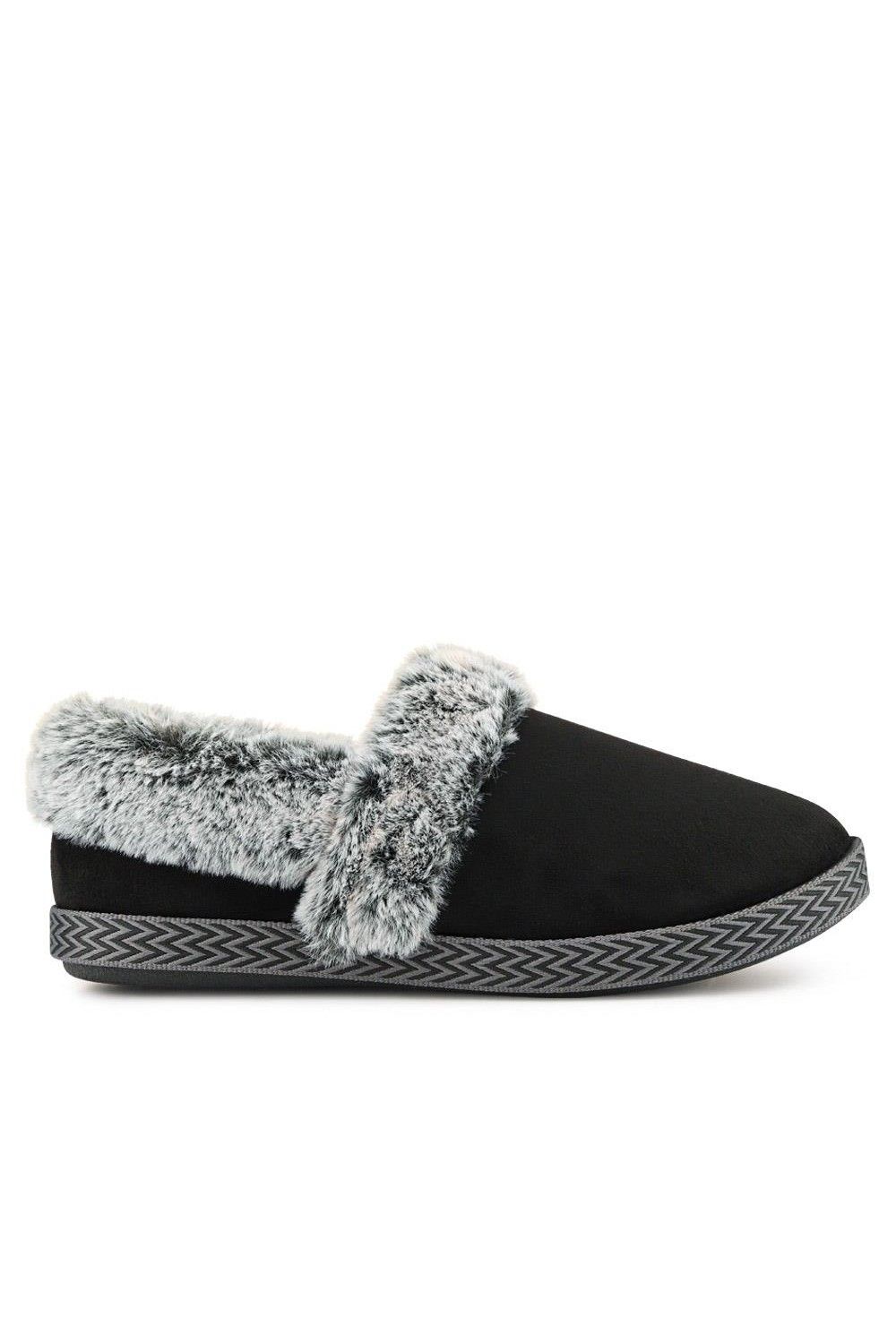 Pavers Warm-Lined Memory Foam Slippers