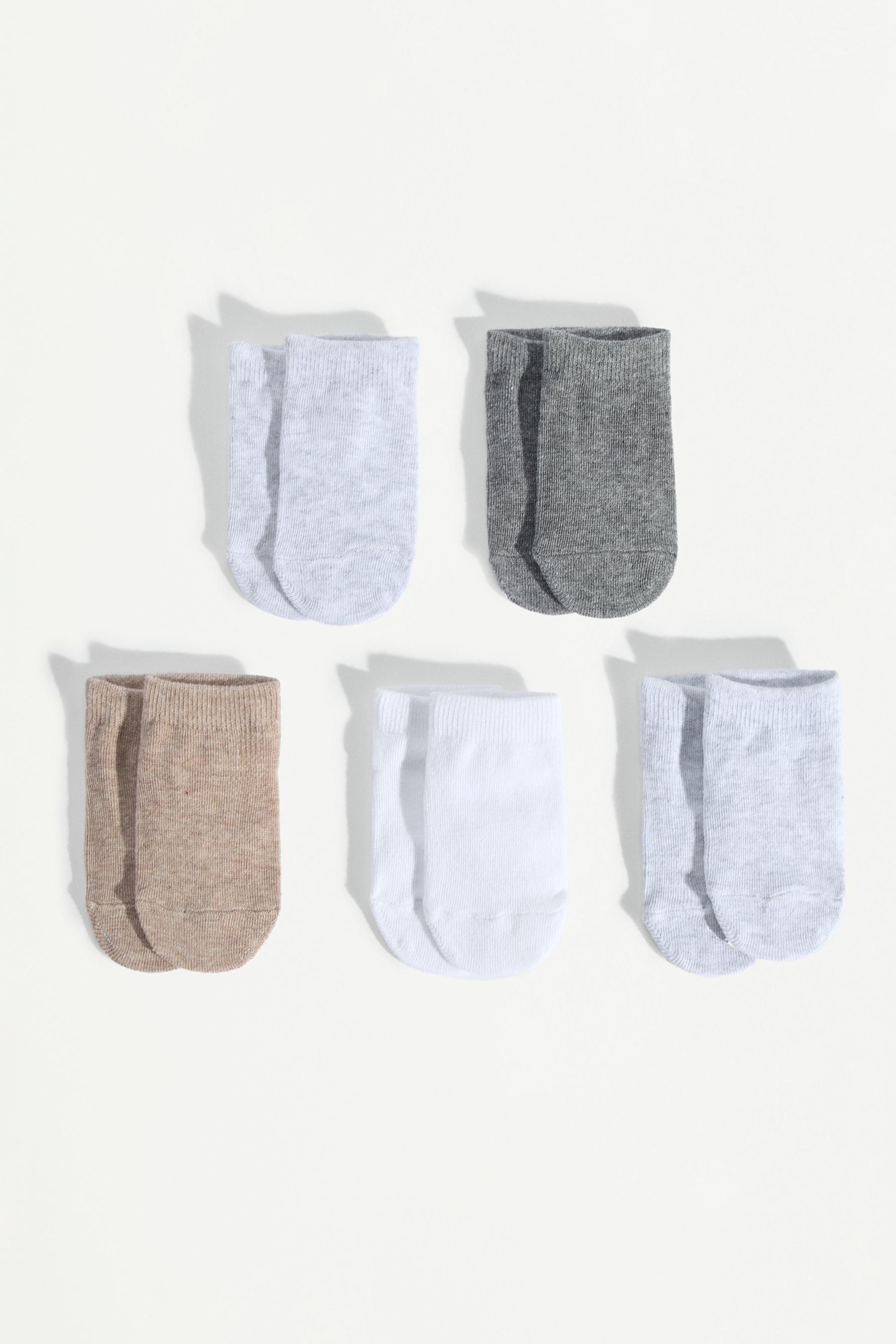 Calcetines antideslizantes cortos (Pack 5)