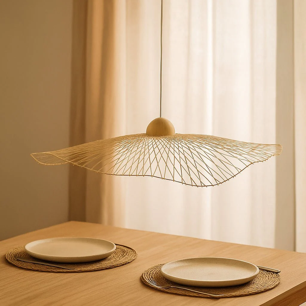 Candeeiro de Teto Orgânico Bambu ICONIC