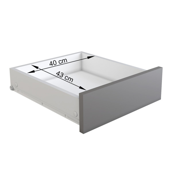 Szuflady do szafy 90x200, 2 sztuki, Antracyt mat