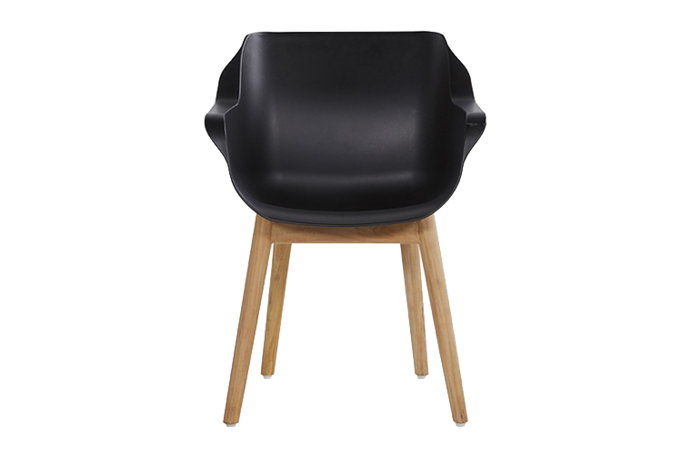 Hartman Tuinstoel Sophie - Zwart/Naturel - Set Van 2