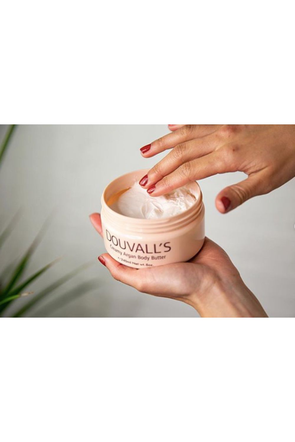 Douvalls Unscented Argan Body Butter 240ml for Ultra-Hydrated Skin