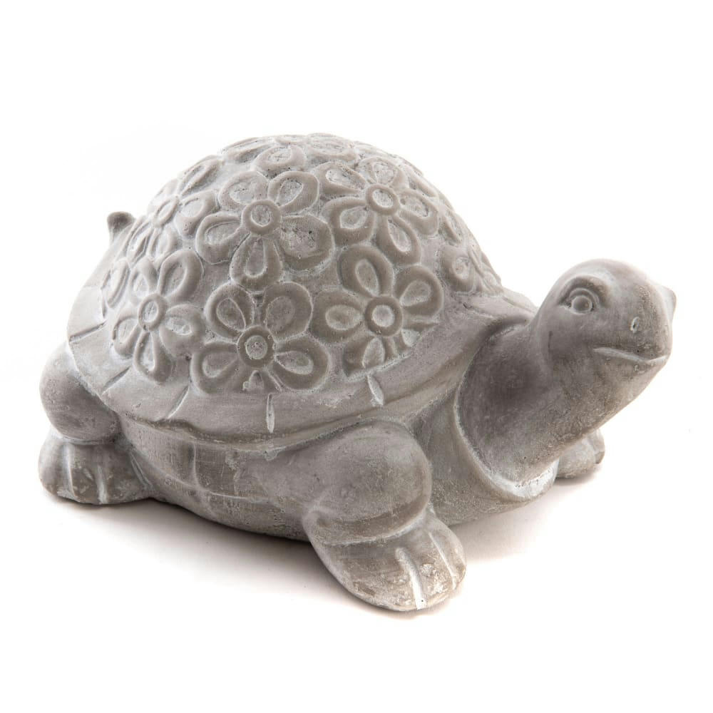 PIERRE - Tortue   petit modèle en pierre  gris