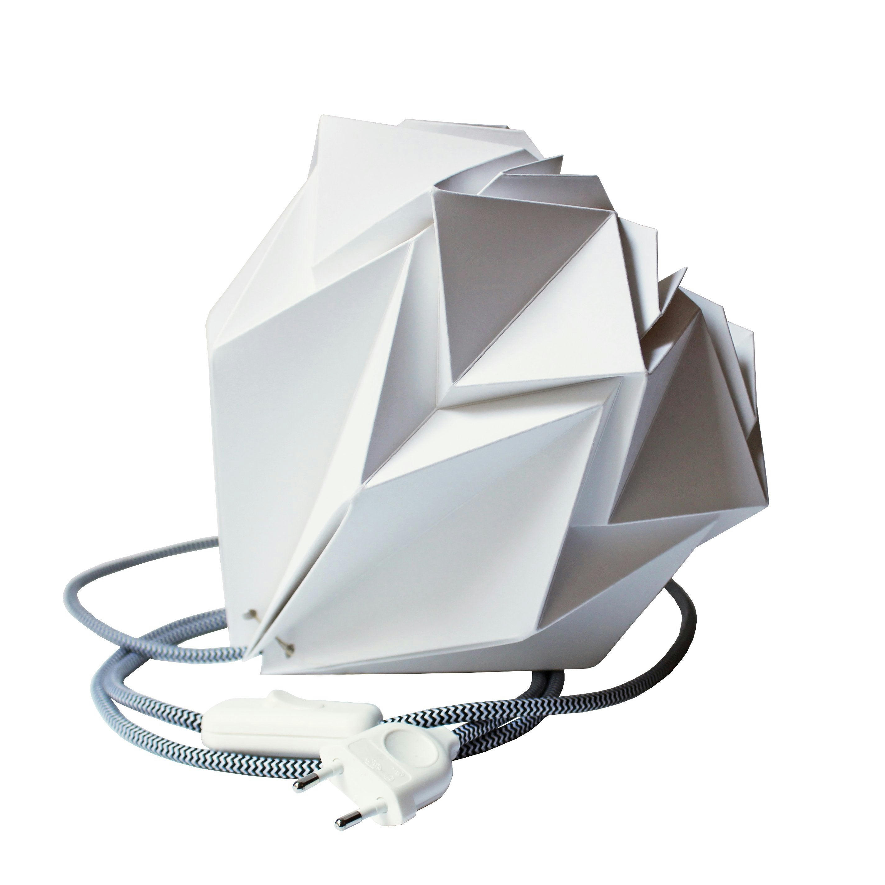 HANAHI - Baladeuse Origami Couleur Uni en Papier