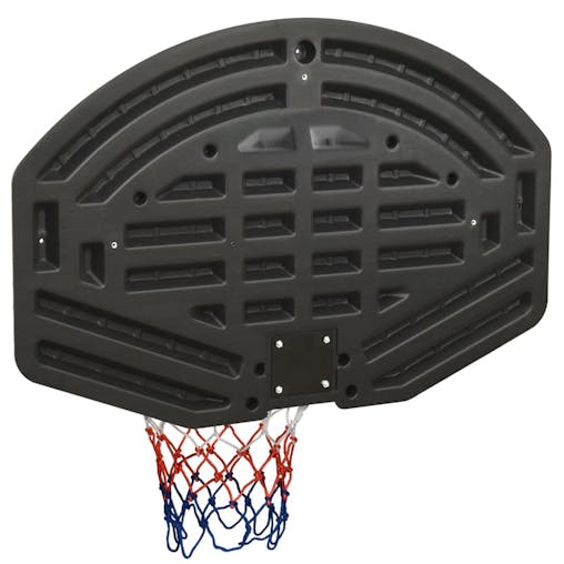 NNEVL Basketball Backboard Black 90x60x2 cm Polyethene
