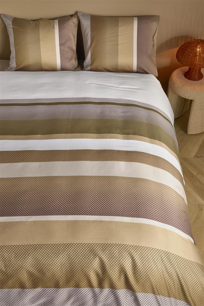 Beddinghouse Rhys dekbedovertrek - 140x200 220 - Goud