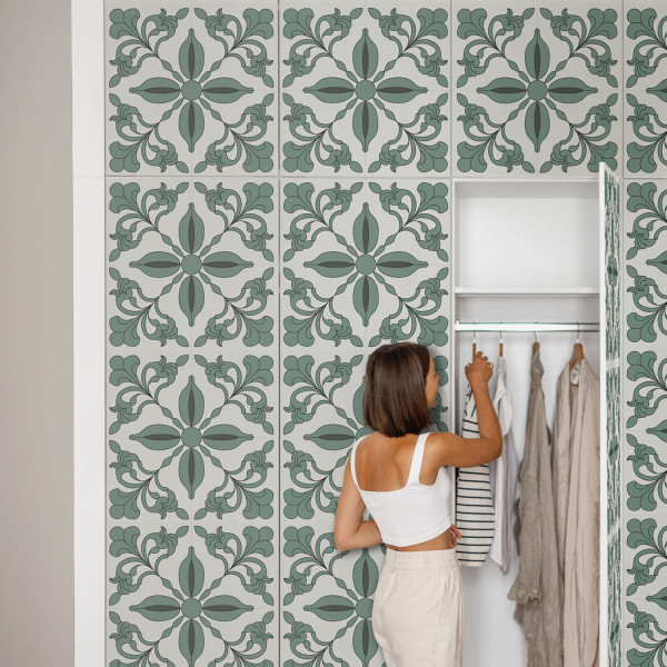 Okleina na meble Florystyczne boho 50x100 Folia samoprzylepna DIY