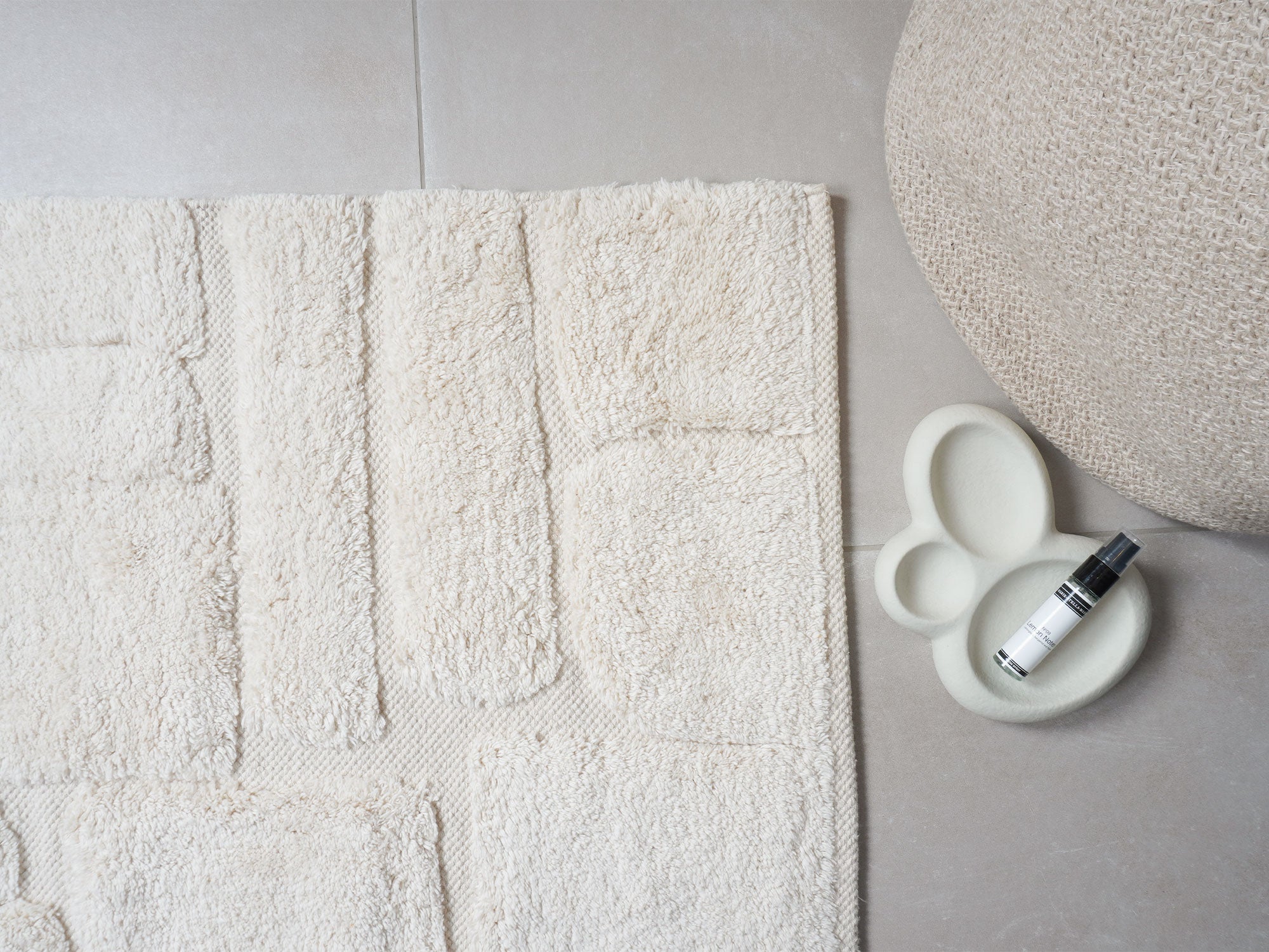 Veer Carpets - Badmat Bibi - Natural 60 x 100 cm