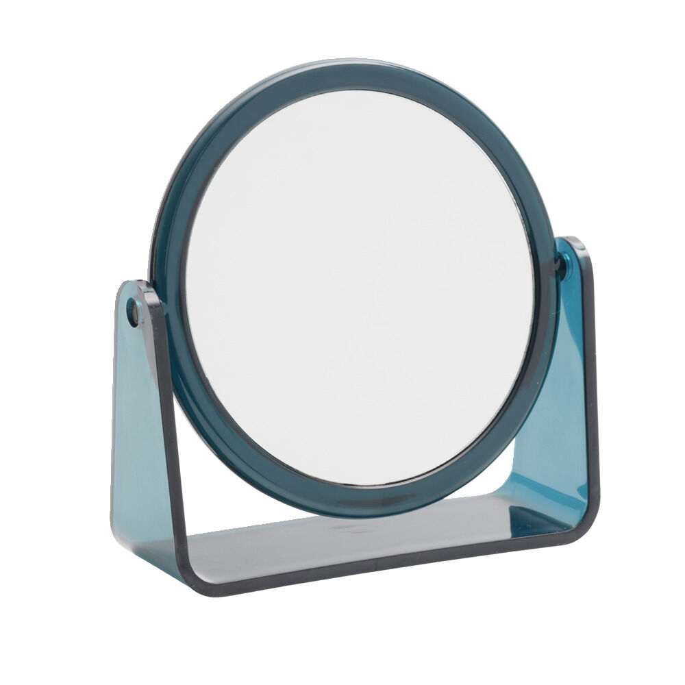 Miroir rond à poser rotatif 2 faces normal et grossissant (2 modèles)