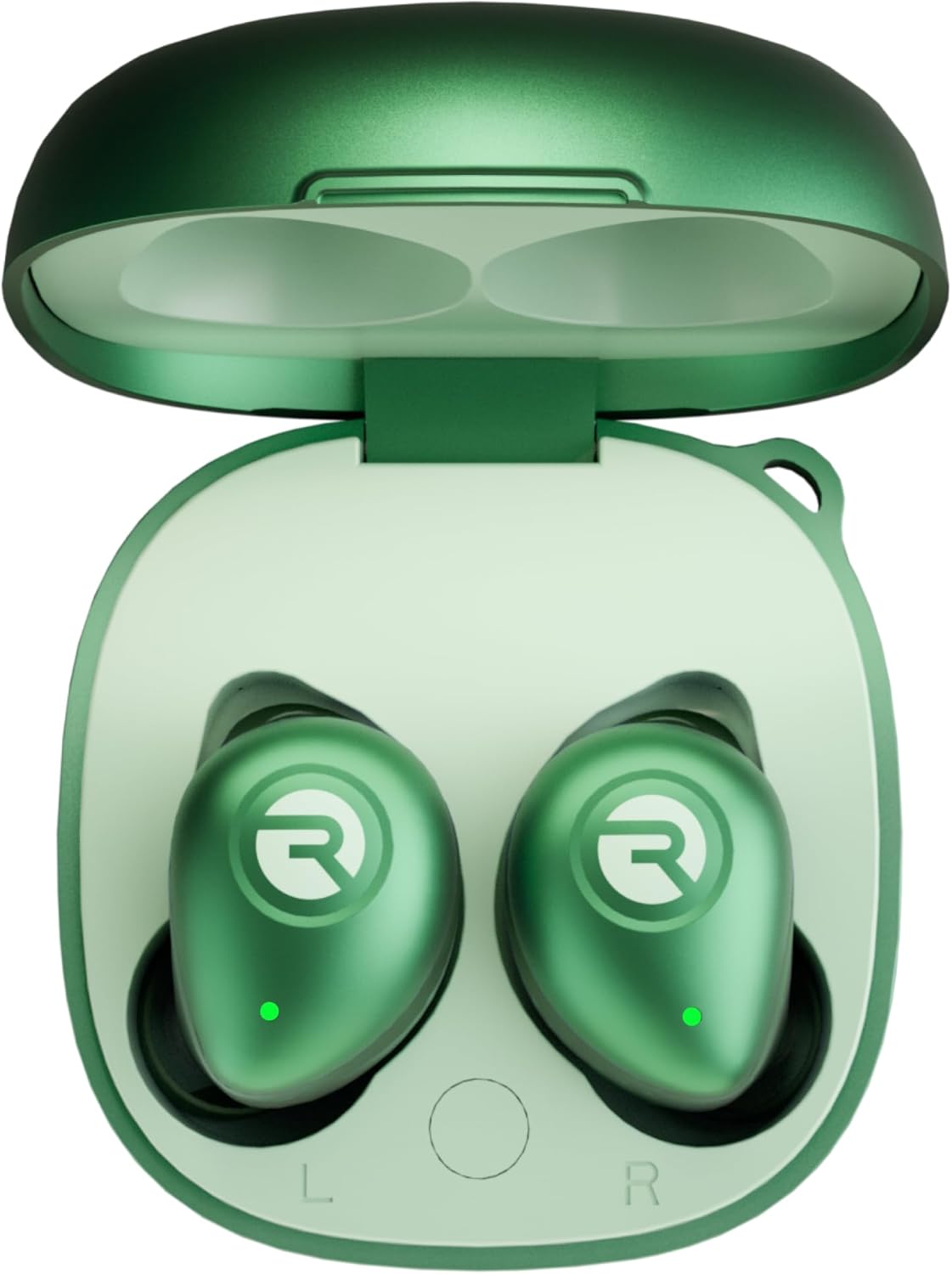 Raycon Fitness Bluetooth Wireless Earbuds + Microphone with Active Noise Canceling, Sweat & Water-Resistant Earphones, Running Headphones, Ear Buds Wireless Bluetooth 56 Hours Playtime (Green)