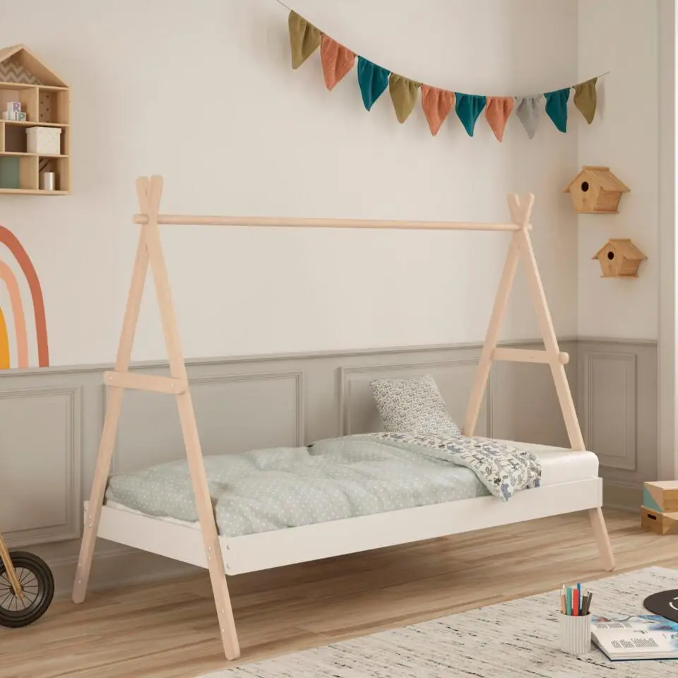 Calicosy - ELIOTT Bed - Naturel - 104,5x209,4x160 cm